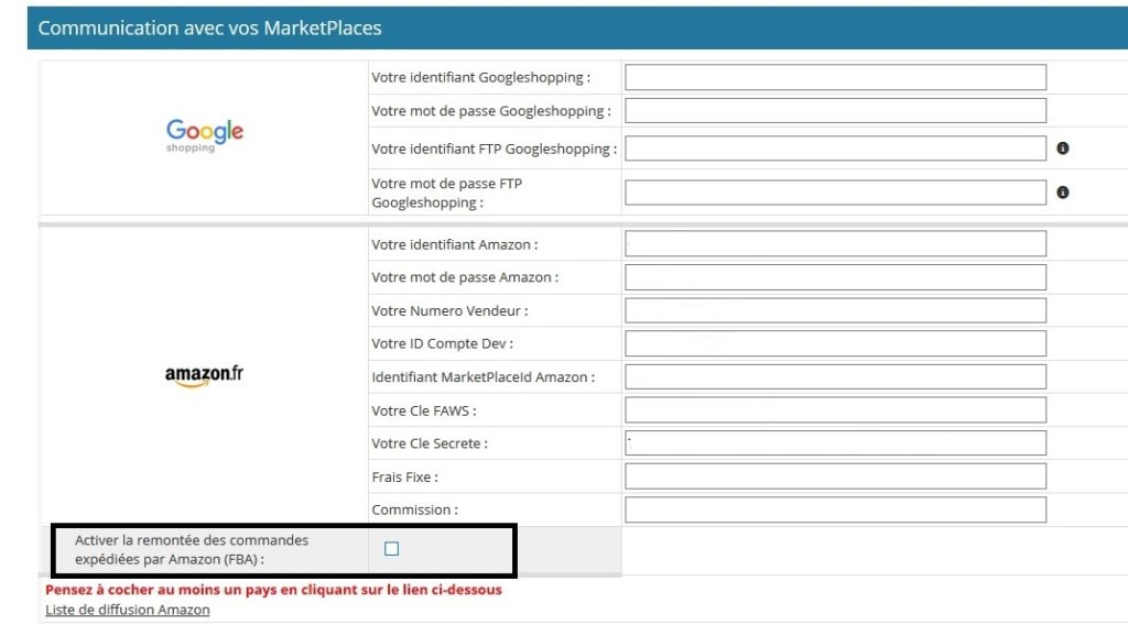 FBA expédié par Amazon FBA expédié par Amazon